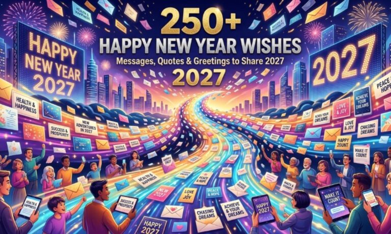 250+ Happy New Year Wishes Messages, Quotes & Greetings to Share 2027
