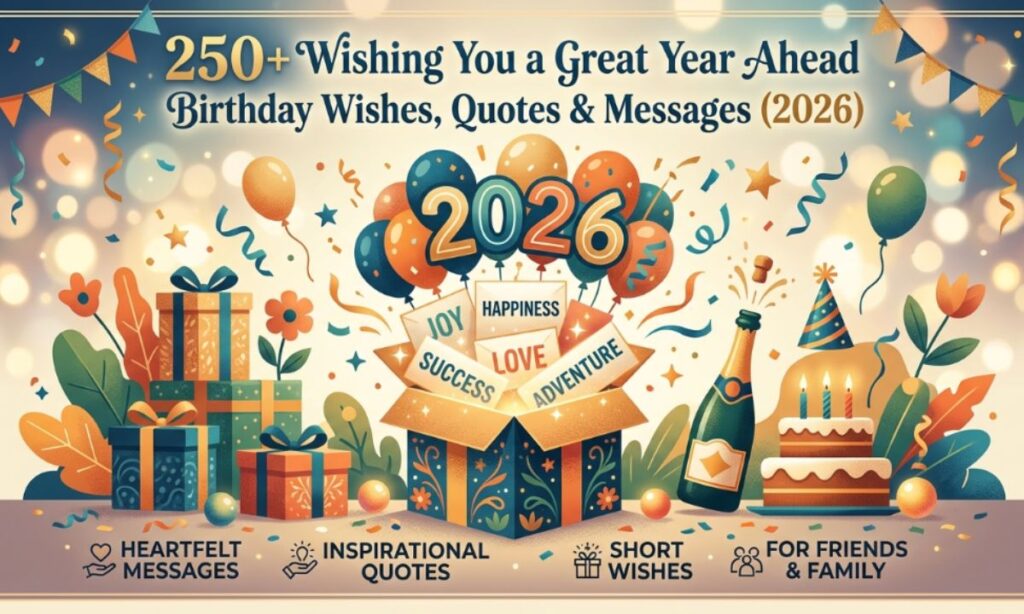 250+ Wishing You a Great Year Ahead Birthday Wishes, Quotes & Messages (2026)