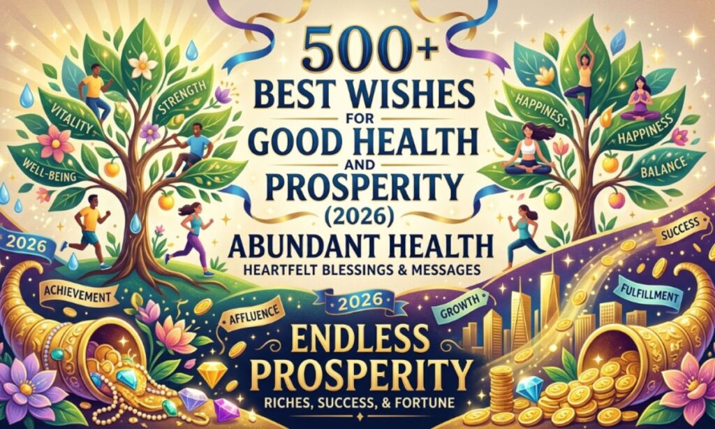 500+ Best Wishes for Good Health and Prosperity (2026) – Heartfelt Blessings & Messages