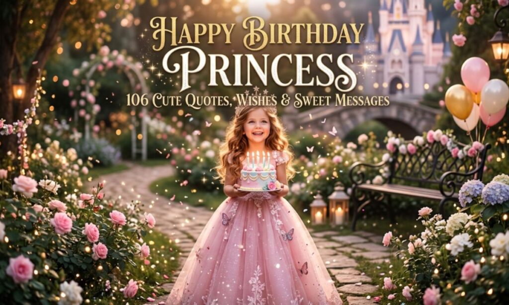 Happy Birthday Princess 106 Cute Quotes, Wishes & Sweet Messages