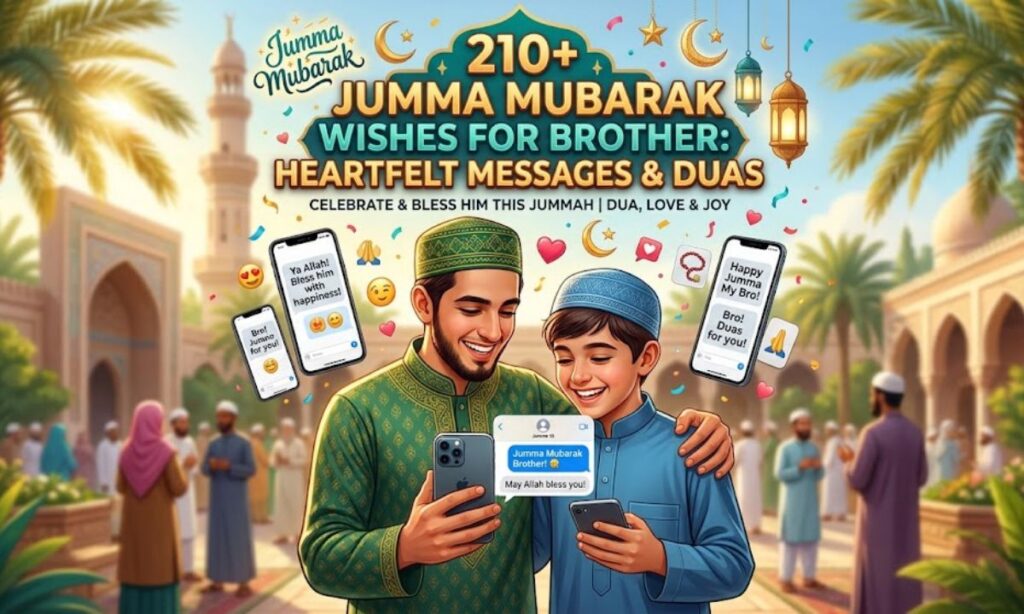 Jumma Mubarak Wishes for Brother