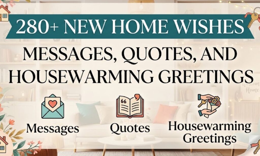 New Home Wishes