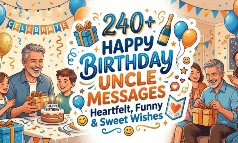 240+ Happy Birthday Uncle Messages_ Heartfelt, Funny & Sweet Wishes