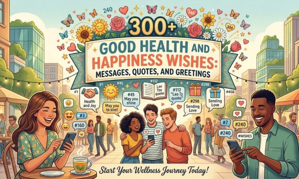 300+ Good Health and Happiness Wishes_ Messages, Quotes, and Greetings
