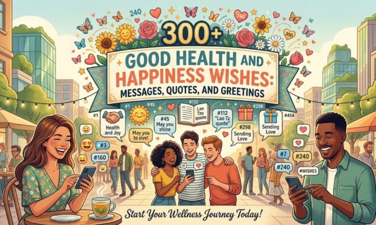 300+ Good Health and Happiness Wishes_ Messages, Quotes, and Greetings
