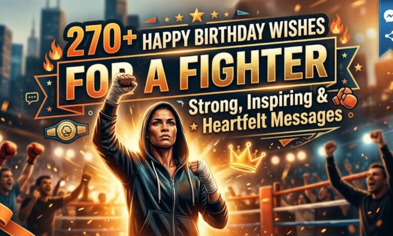 Happy Birthday Wishes for a Fighter